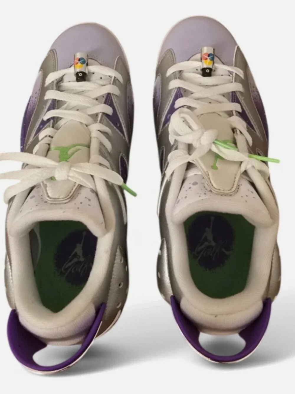 Nike Air Jordan 6 Retro Low Golf NRG Mens Golf Shoes Purple FD0205-055